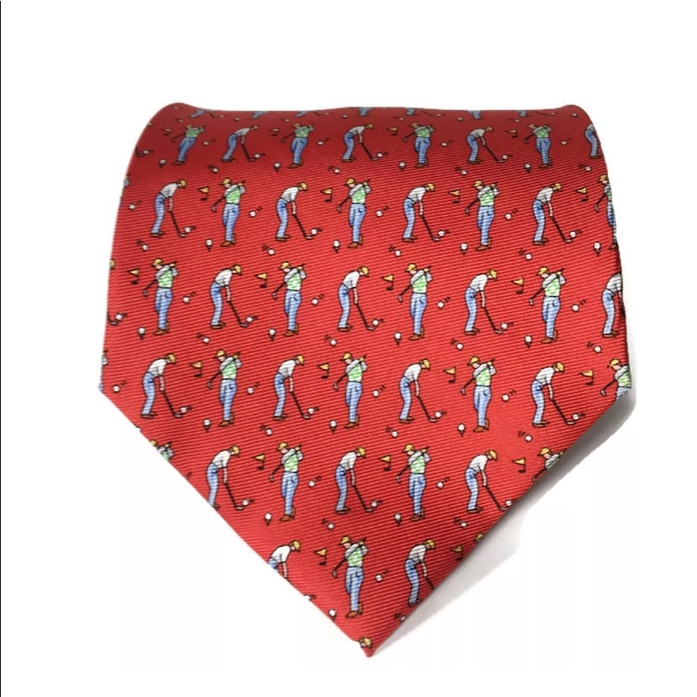Long 60' MEETING STREET Golf Swing Pattern Tie